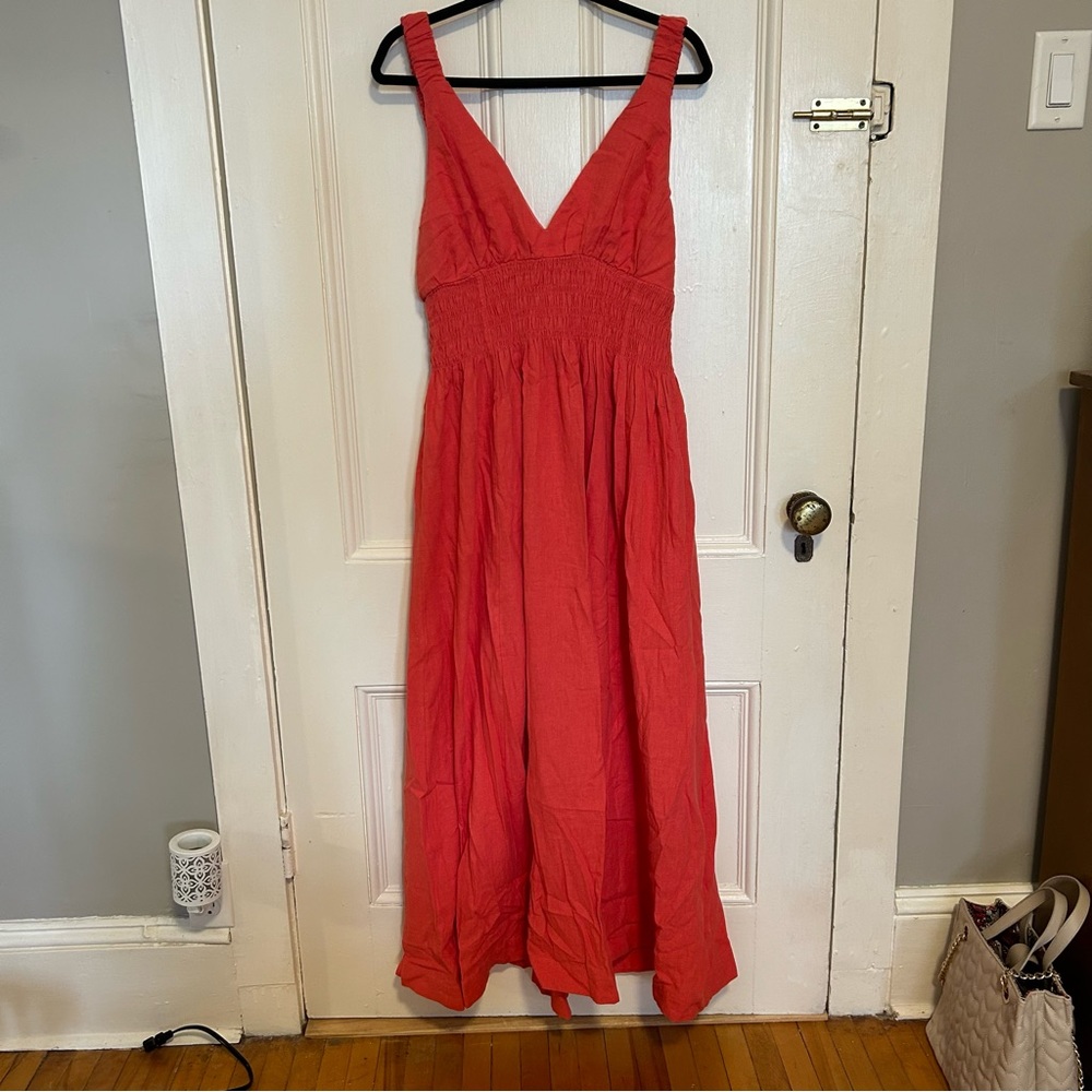 Abercrombie and Fitch Tall Linen Dress